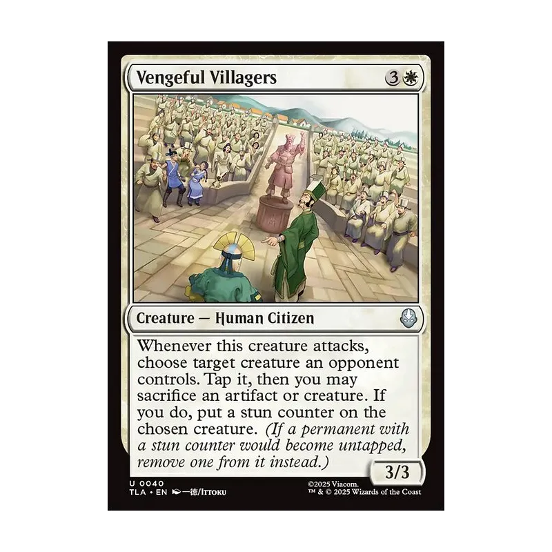 Vengeful Villagers - Avatar: The Last Airbender (Foil Near Mint)