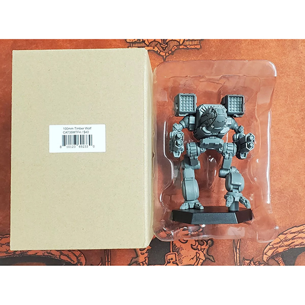 BattleTech: 100mm Timber Wolf | Tabletop Miniatures | Miniature Market