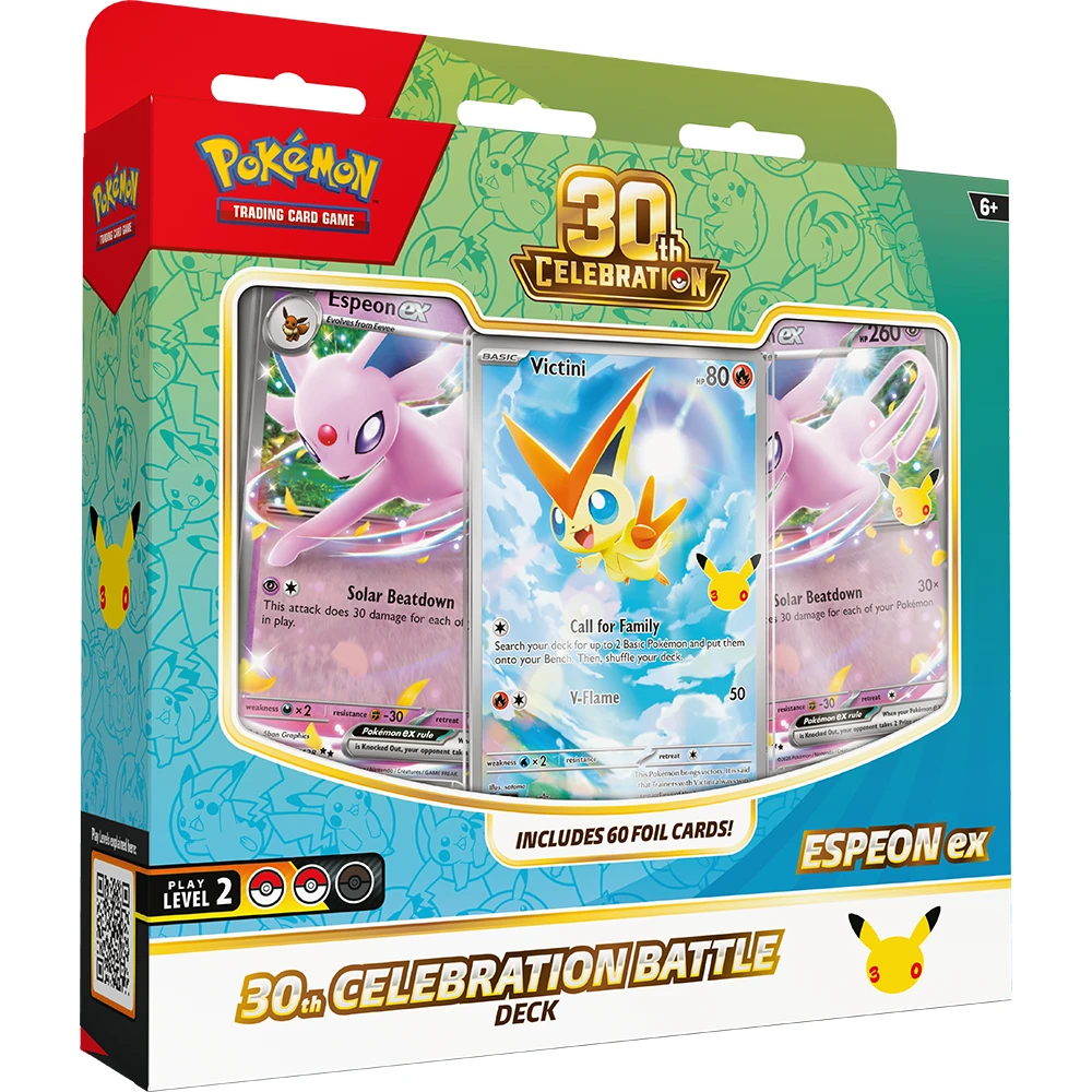 Pokemon TCG: 30th Celebration: Espreon ex - League Battle Deck (Preorder)