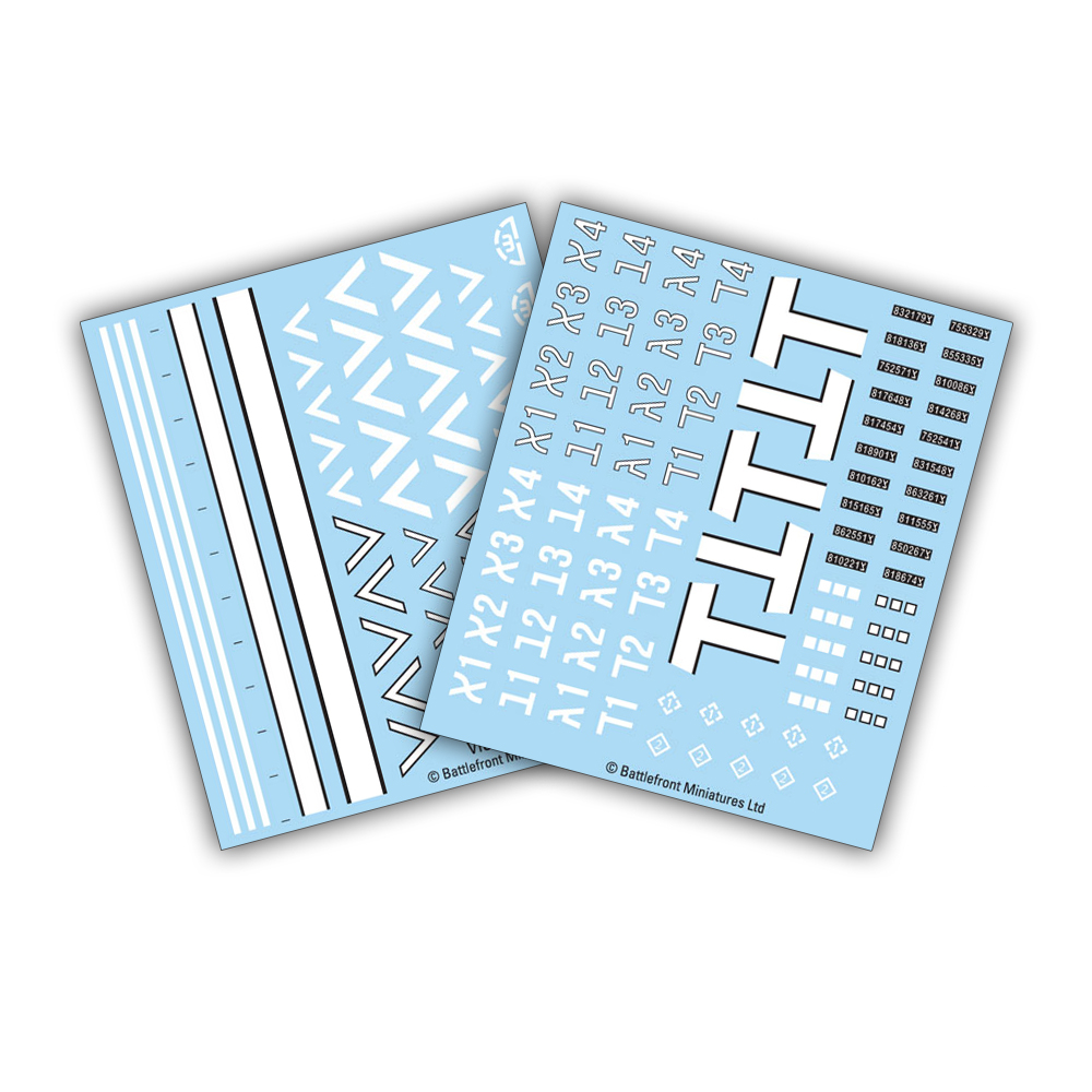 Flames of War: Arab-Israeli War - Israeli Decals