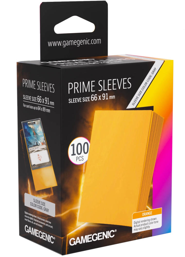 Prime Sleeves: Orange (100)