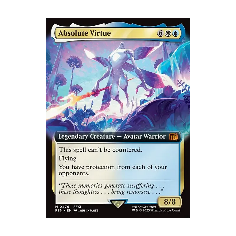 mtg final fantasy absolute virtue Ultra PRO - x Universes Beyond Playmat for Magic: The Gathering (You cant be dealt damage Understanding Absolute Virtue in MTG