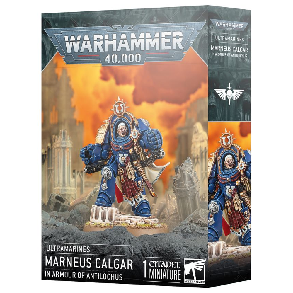 Warhammer 40K: Ultramarines - Marneus Calgar in Armour of Antilochus (Preorder)