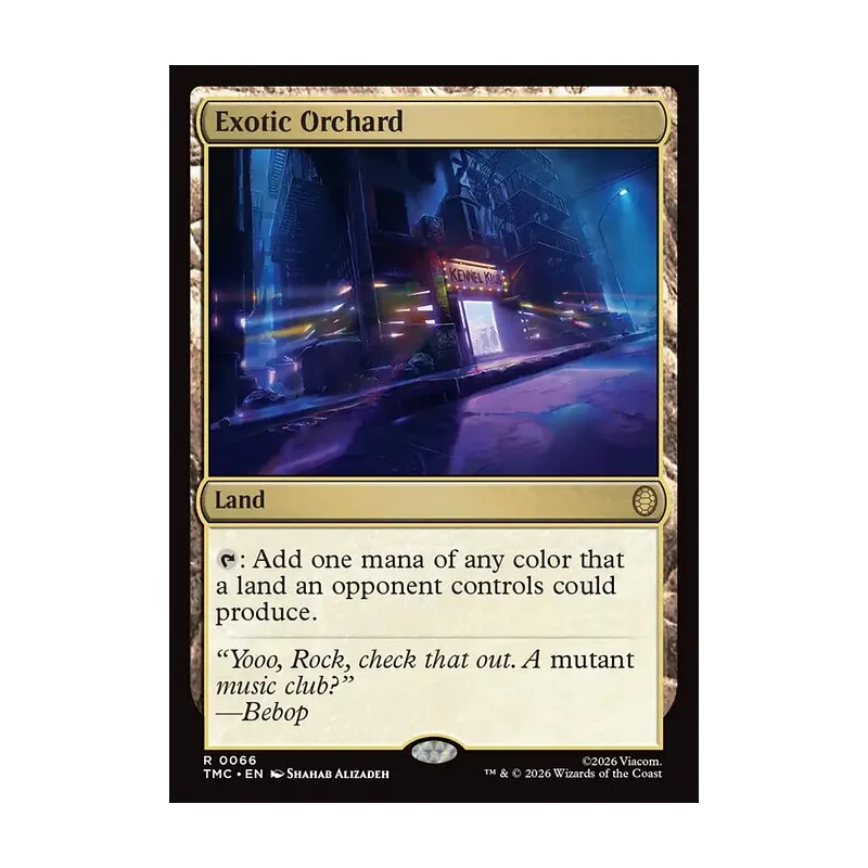 Exotic Orchard (Surge Foil) - Teenage Mutant Ninja Turtles Commander (Foil Near Mint)
