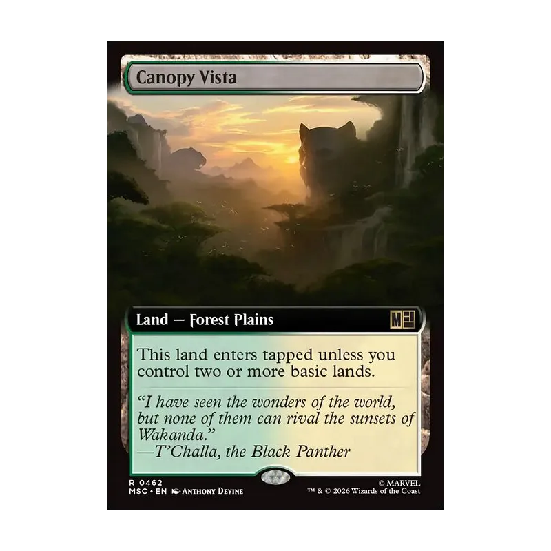 Canopy Vista (Extended Art) - Marvel Super Heroes Commander (Near Mint)