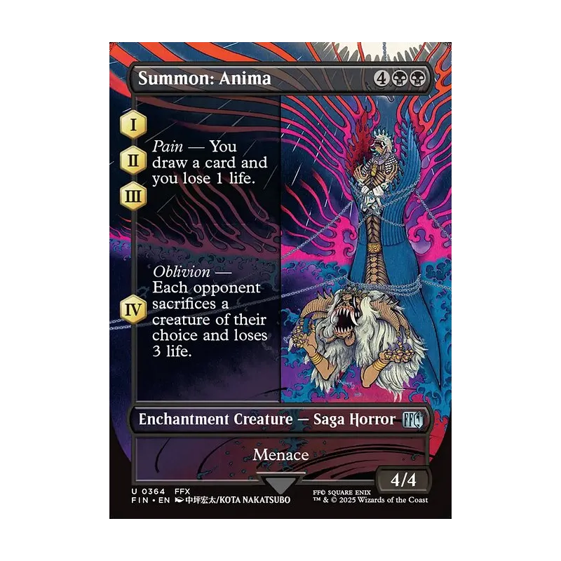 Summon: Anima (Borderless) - Final Fantasy (Near Mint)