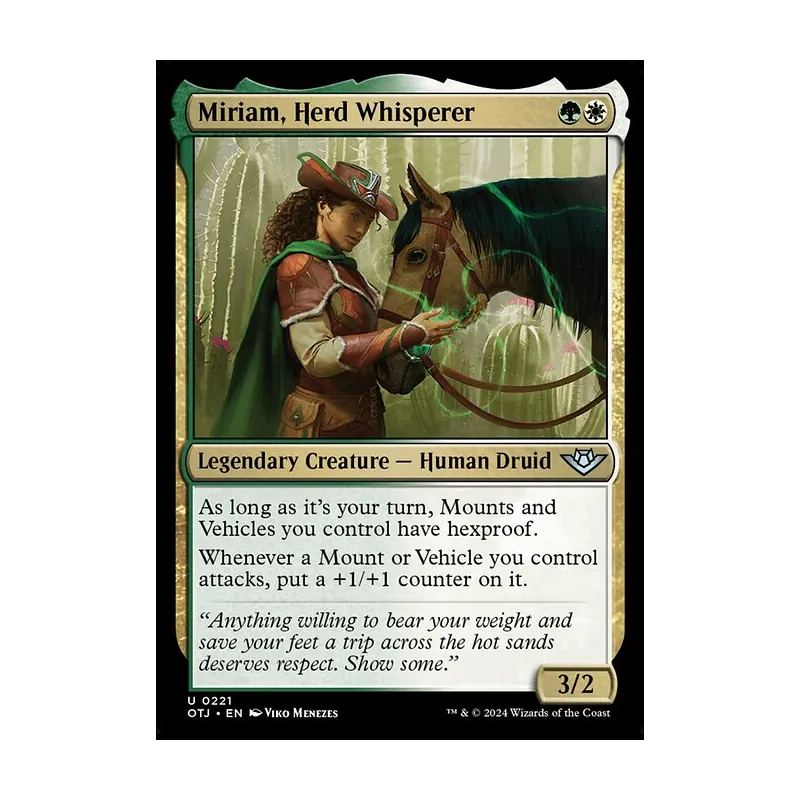 Miriam, Herd Whisperer - Outlaws of Thunder Junction (Near Mint)