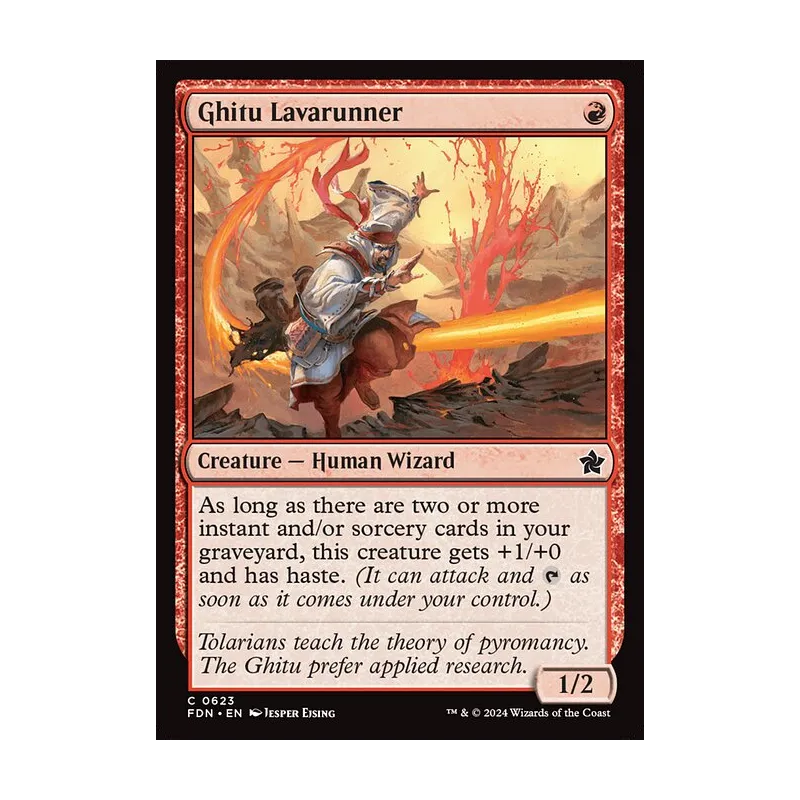 Ghitu Lavarunner - Foundations (Near Mint)