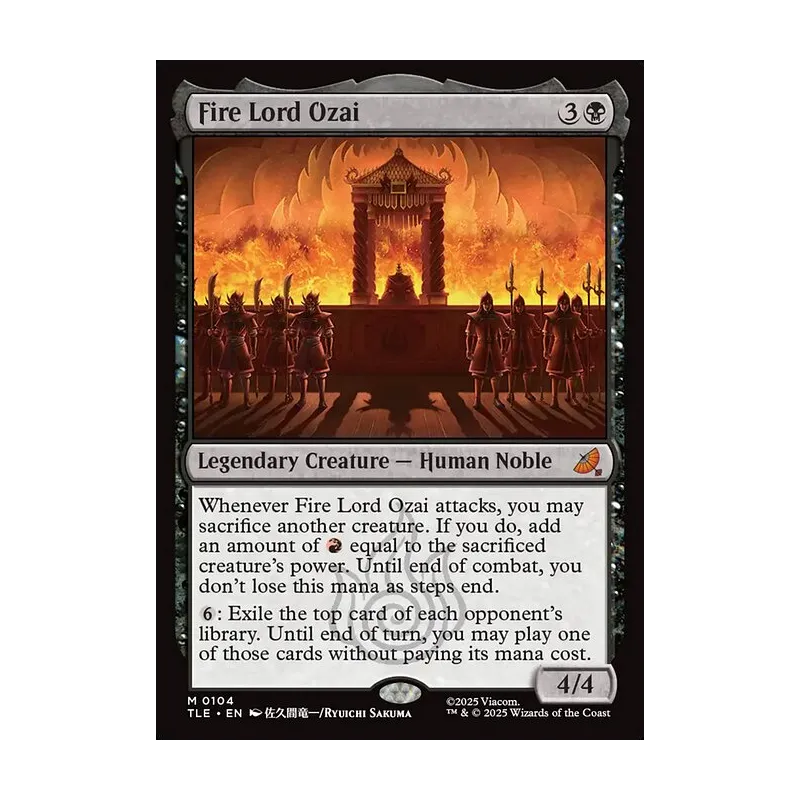 Fire Lord Ozai - Avatar: The Last Airbender Eternal (Near Mint)