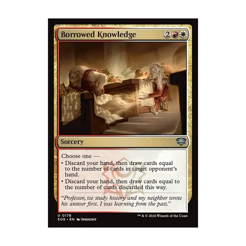 Borrowed Knowledge - Secrets of Strixhaven (Near Mint)