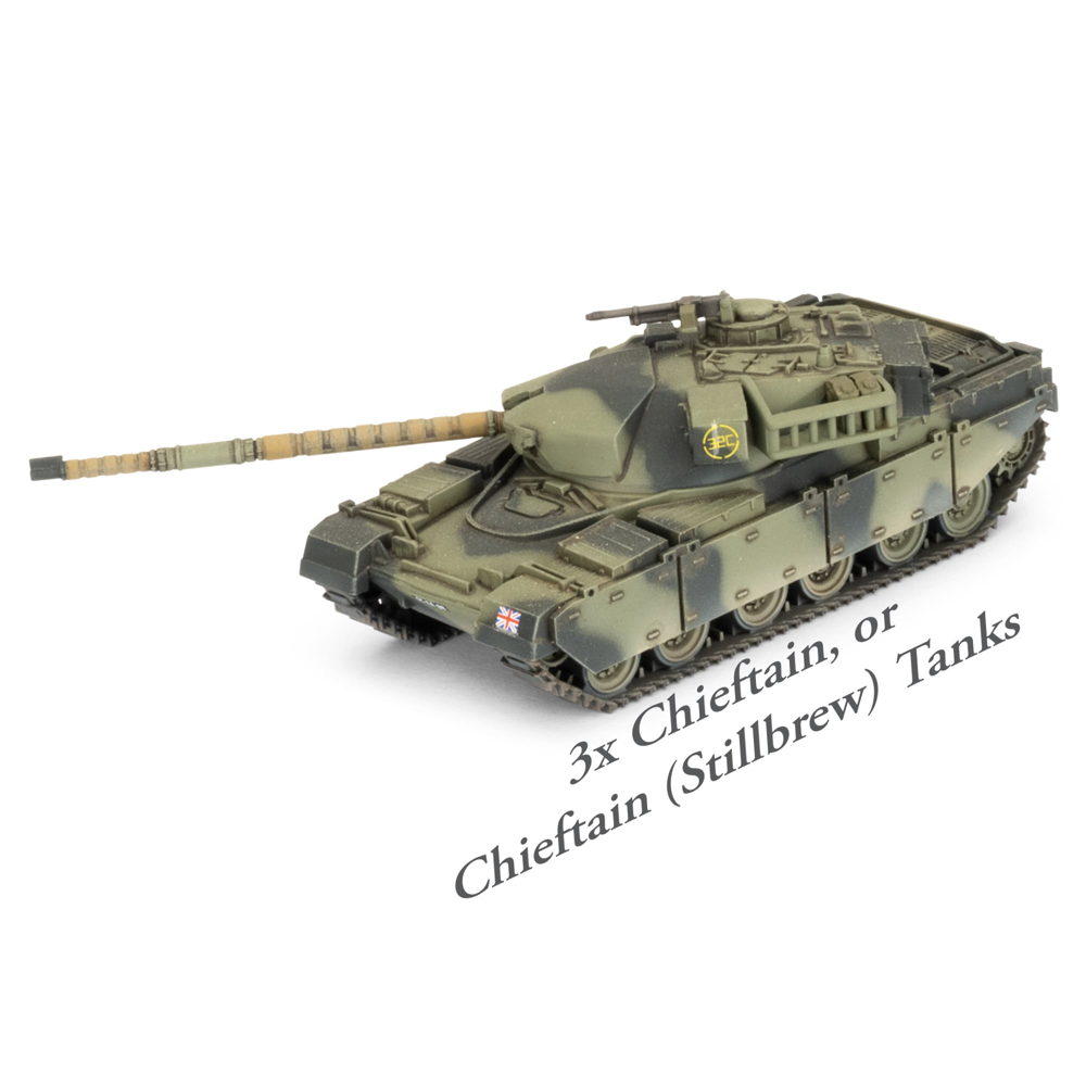 WWIII Team Yankee: British Starter Force - Challenger 2 Armoured Squadron (Preorder)