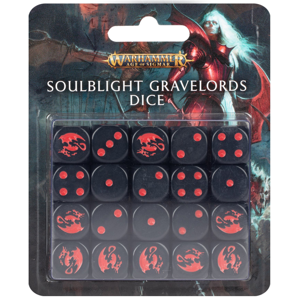 Warhammer Age of Sigmar: Soulblight Gravelords Dice (20) (Last Chance)