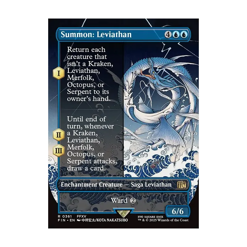 Summon: Leviathan (Borderless) - Final Fantasy (Near Mint)