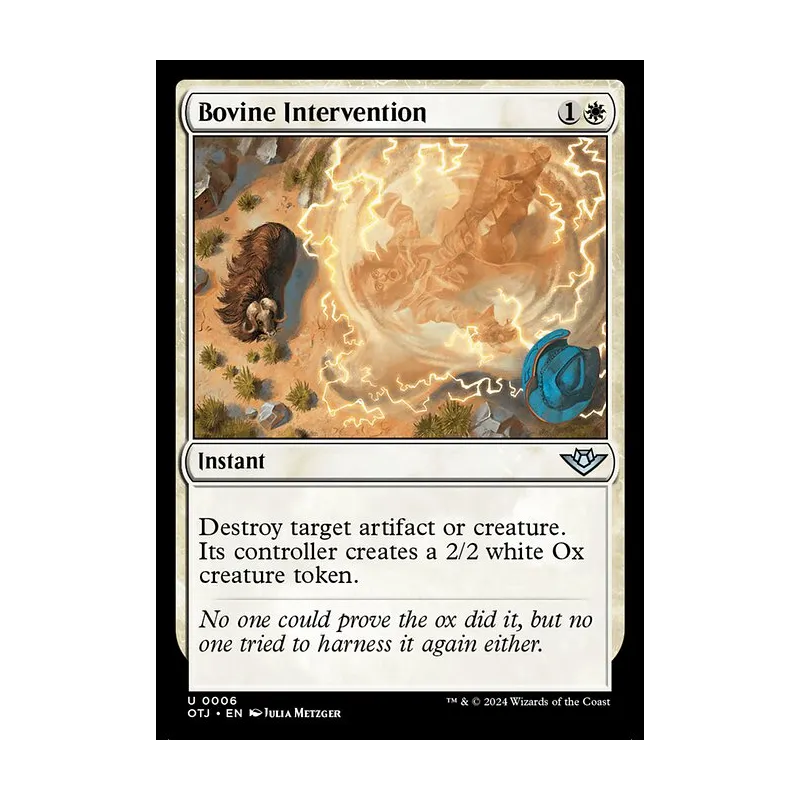 Bovine Intervention - Outlaws of Thunder Junction (Near Mint)