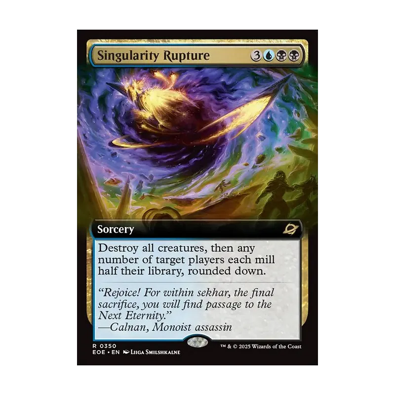 Singularity Rupture (Extended Art) - Edge of Eternities (Near Mint)