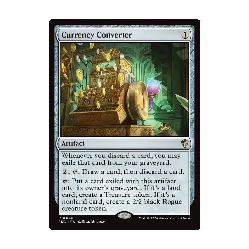 Currency Converter - Reality Fracture Commander (Near Mint)