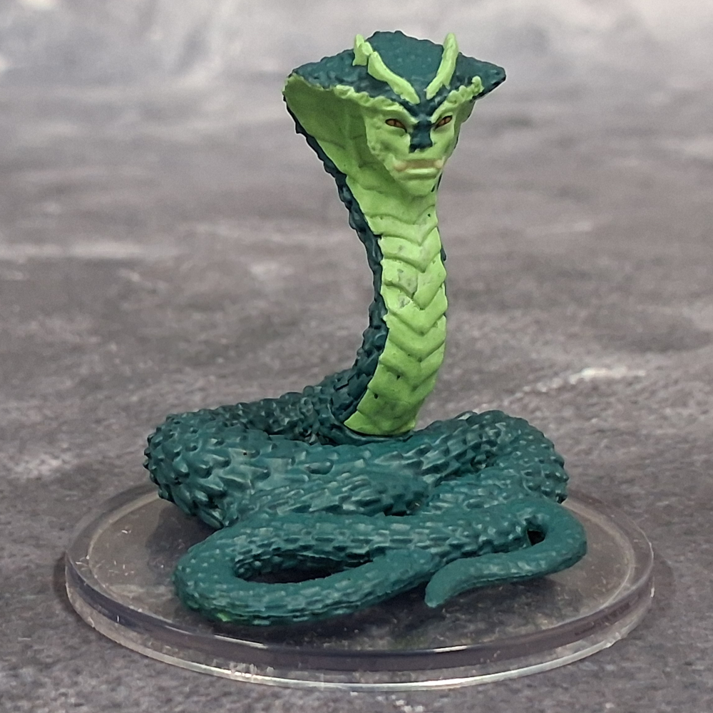 Adventures in Faerun #27b Guardian Naga (Teal/Bright Green) (U)