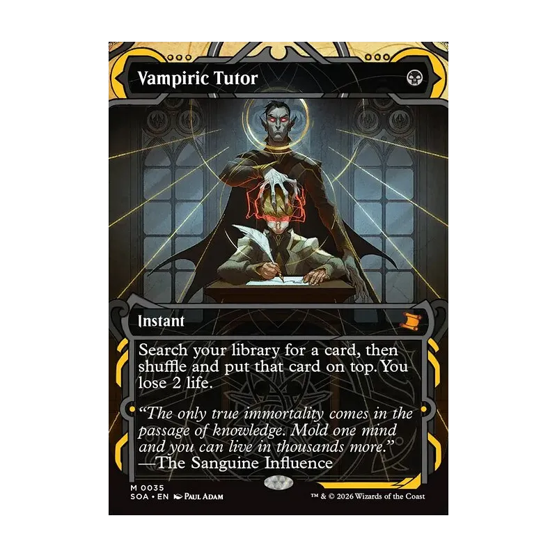 Vampiric Tutor - Secrets of Strixhaven Mystical Archive (Near Mint)