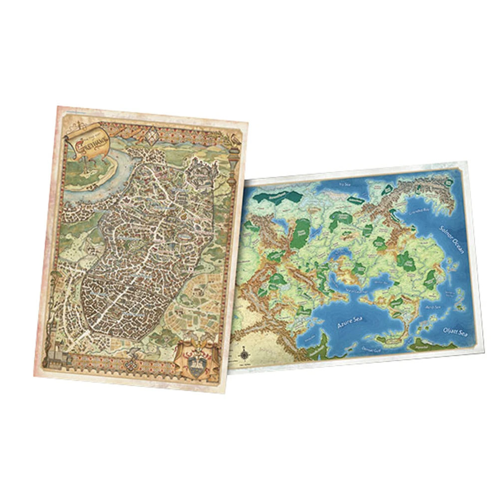 D&D 5E: Dungeon Master's Guide- Premium Map Collection (New Arrival)