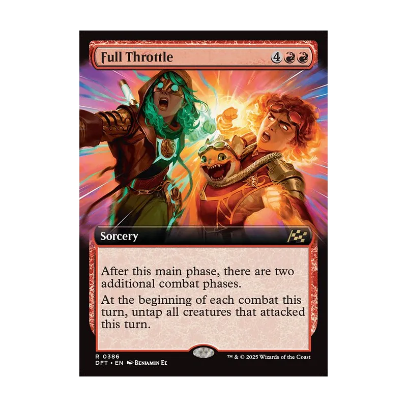 full throttle mtg card (1) Illustrated by Benjamin Ee. Full Throttle #mtgedh #mtgcards #mtglife
