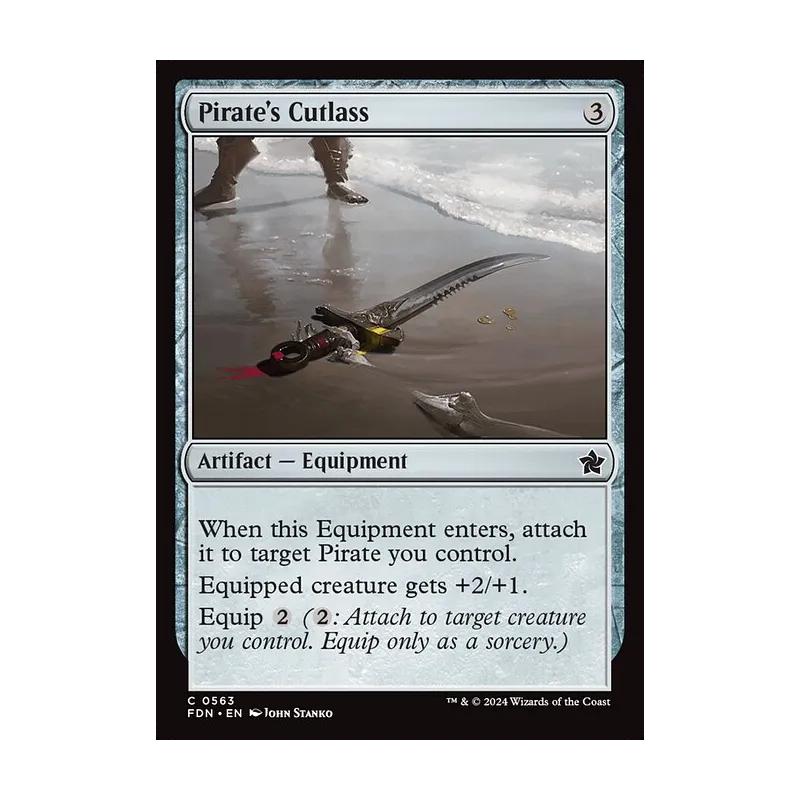 Pirate's Cutlass - Foundations (Near Mint)