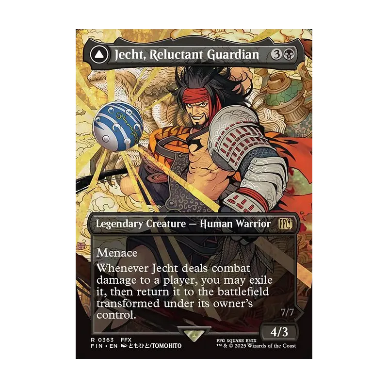 jecht mtg card MTG- Jecht, Reluctant Guardian Final Fantasy 2025 Magic The Gathering Final