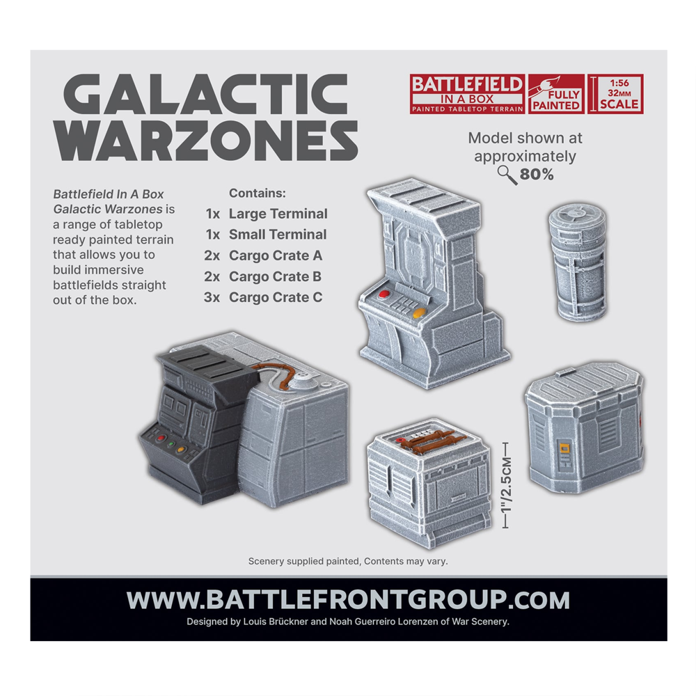 Battlefield in a Box: Galactic Warzones: Rebel Outpost - Scatter Terrain (New Arrival)