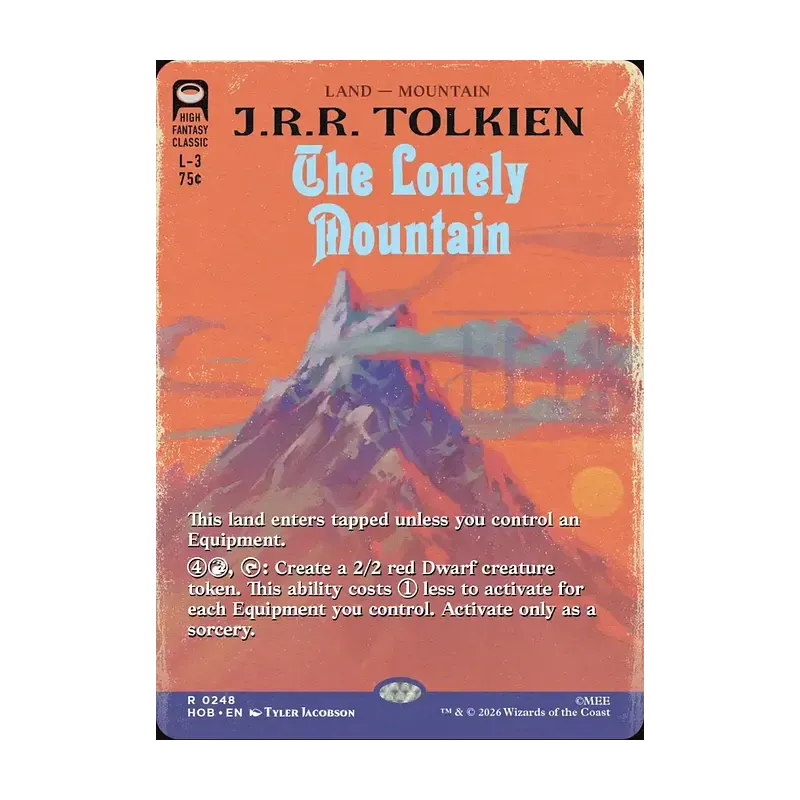 The Lonely Mountain (Borderless) - The Hobbit (Near Mint)