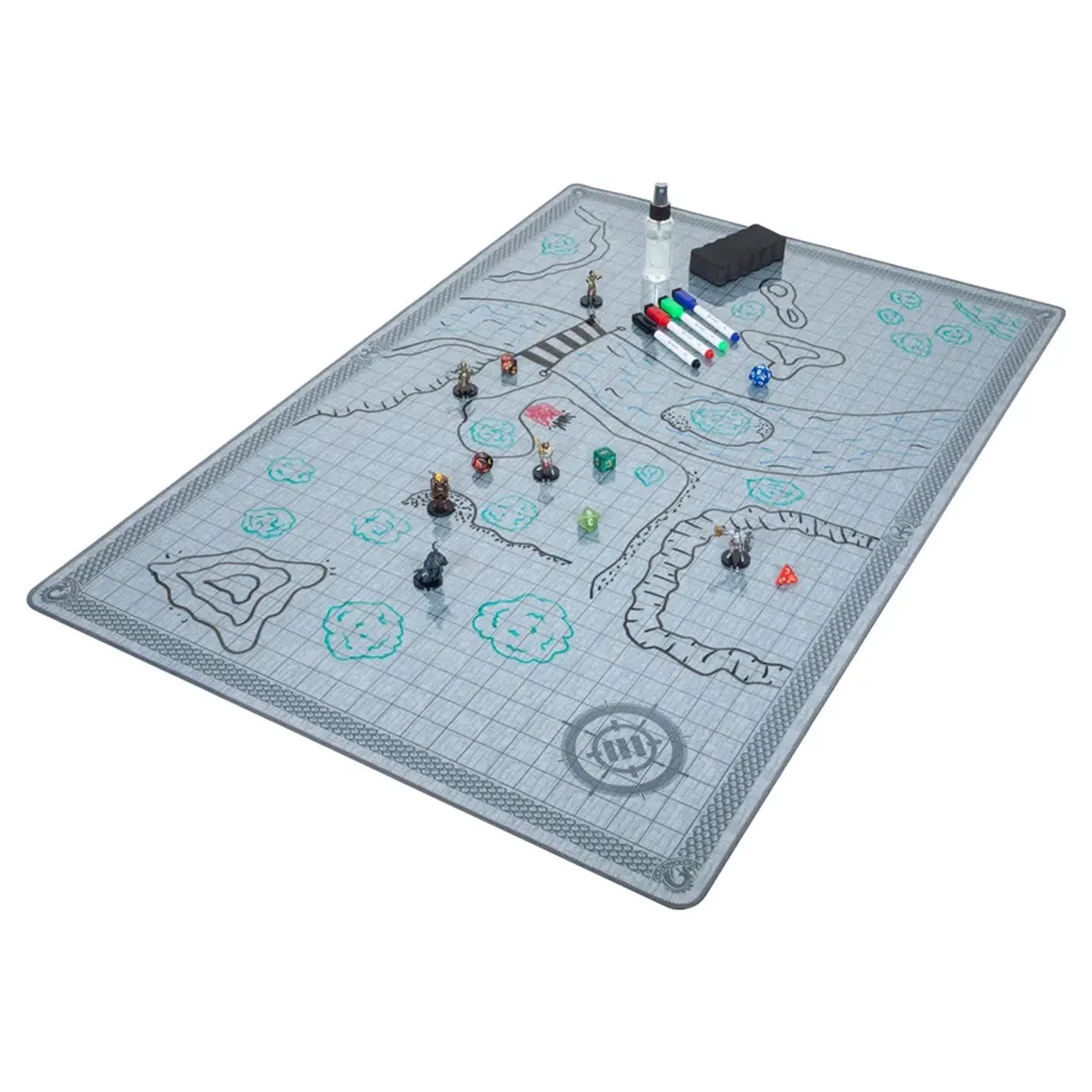 AP ENHANCE Tabletop Deluxe Rubber Rpg Grid Mat Campaign Kit - Stone (Preorder)