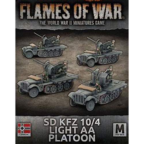 Flames of War: WW2 - Sd KfZ 10/4 Light AA Platoon