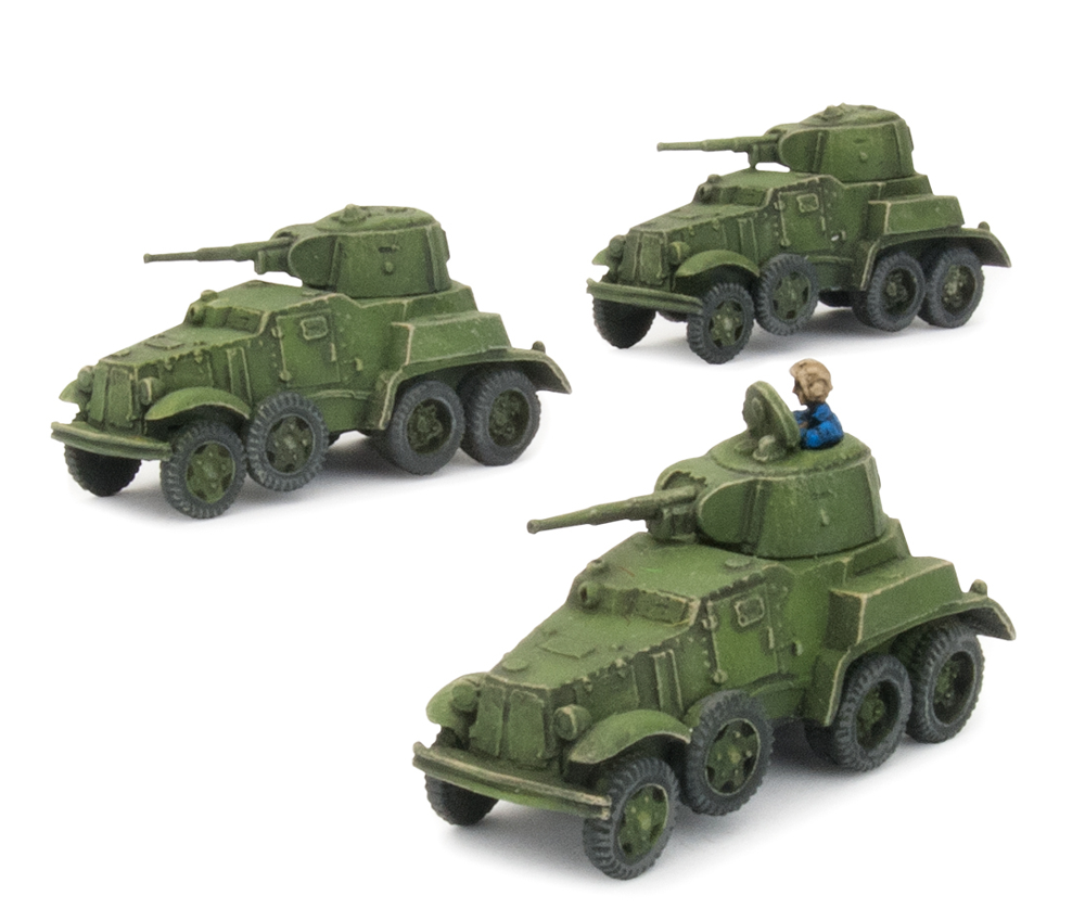 Flames of War WW2: Soviet - BA-10 Armoured Car Platoon
