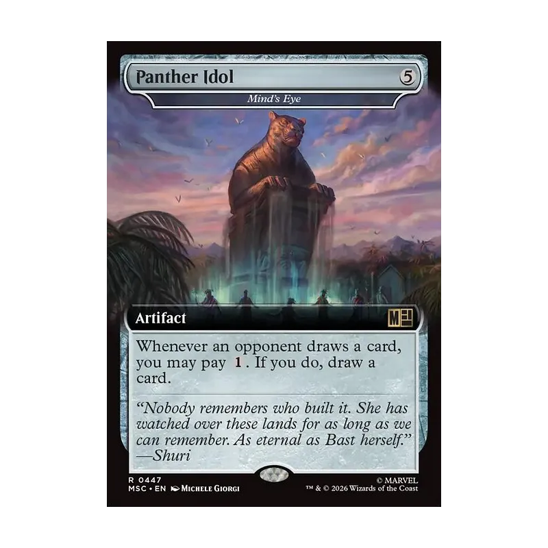 Panther Idol / Mind's Eye (Extended Art) - Marvel Super Heroes Commander (Near Mint)