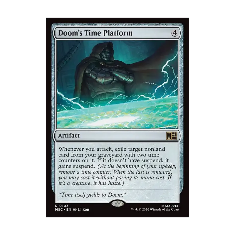 Doom's Time Platform (Surge Foil) - Marvel Super Heroes Commander (Foil Near Mint)