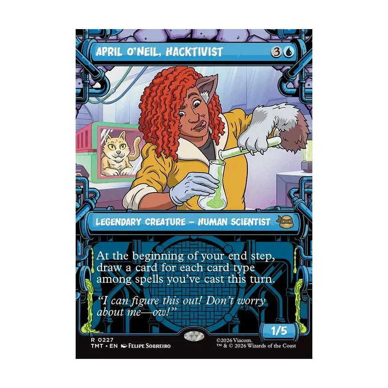 April O'Neil, Hacktivist (0227) (Showcase) - Teenage Mutant Ninja Turtles (Near Mint)