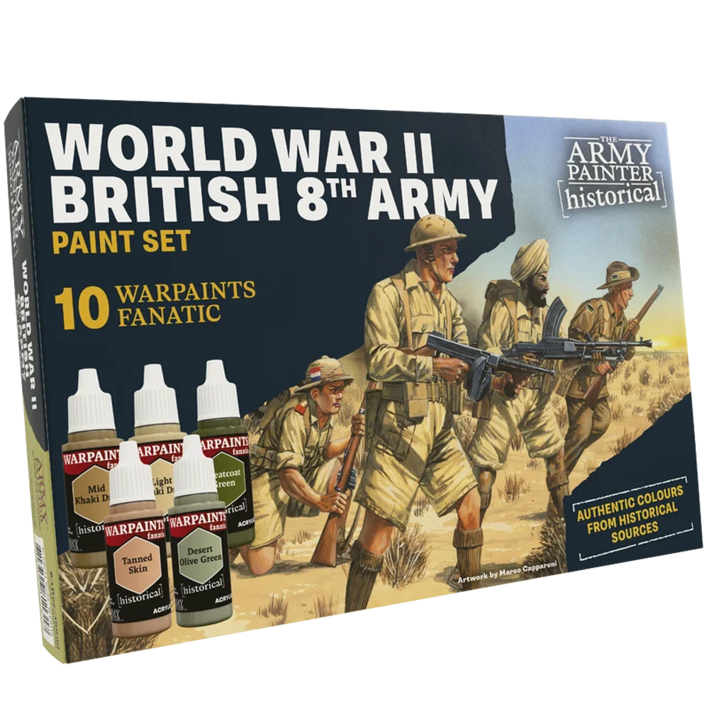 Warpaints Fanatic: Historical WWII - British 8th Army Paint Set (10) (New Arrival)