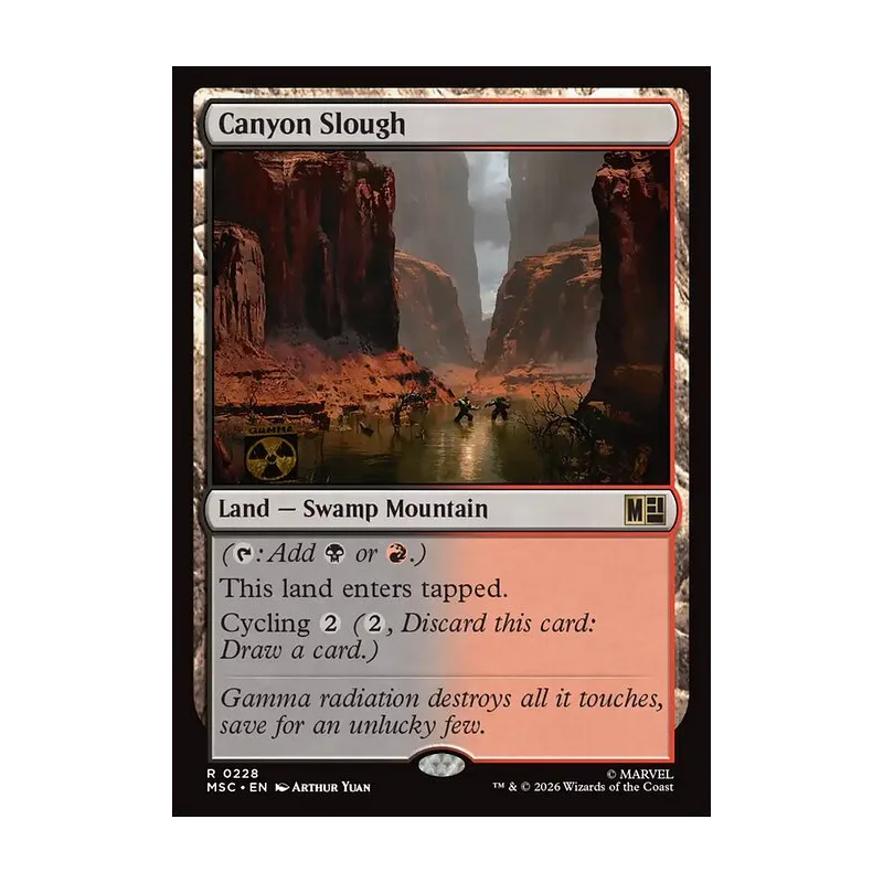Canyon Slough (Surge Foil) - Marvel Super Heroes Commander (Foil Near Mint)