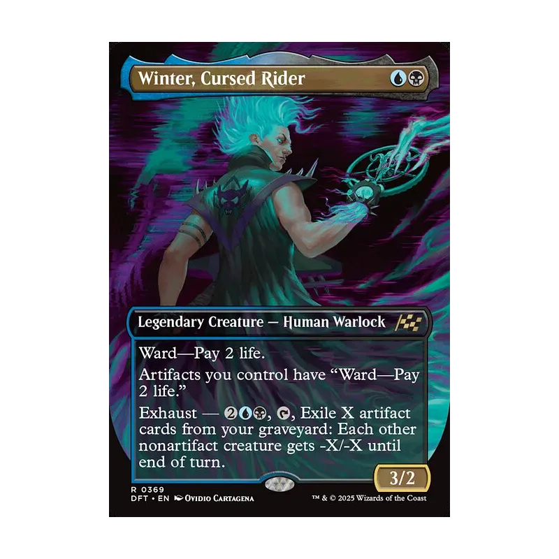 Winter, Cursed Rider (Borderless) - Aetherdrift (Near Mint)