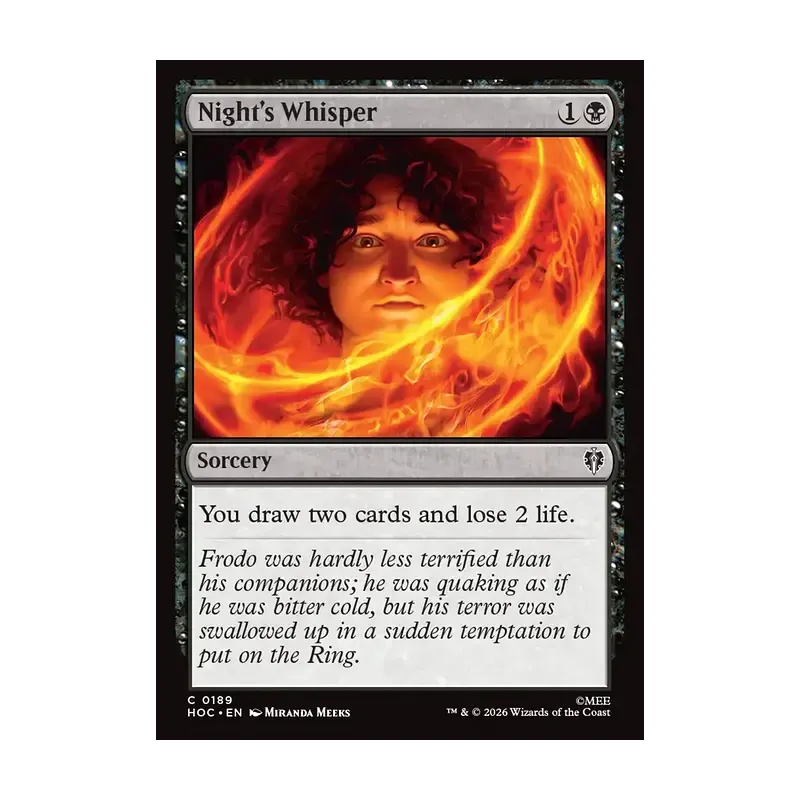Night's Whisper - The Hobbit Eternal (Near Mint)