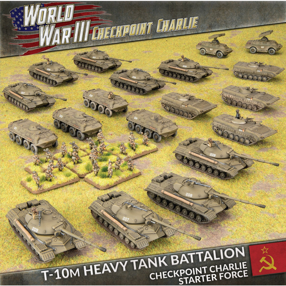 WWIII Team Yankee: Checkpoint Charlie Soviet Starter Force: T-10M Heavy Tank Battalion - Limited Edition (Preorder)