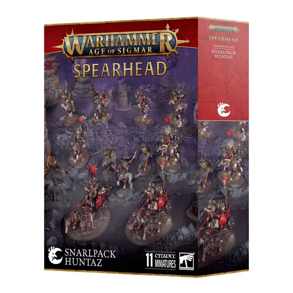 Age of Sigmar: Spearhead: Gloomspite Gitz - Snarlpack Huntaz (New Arrival)