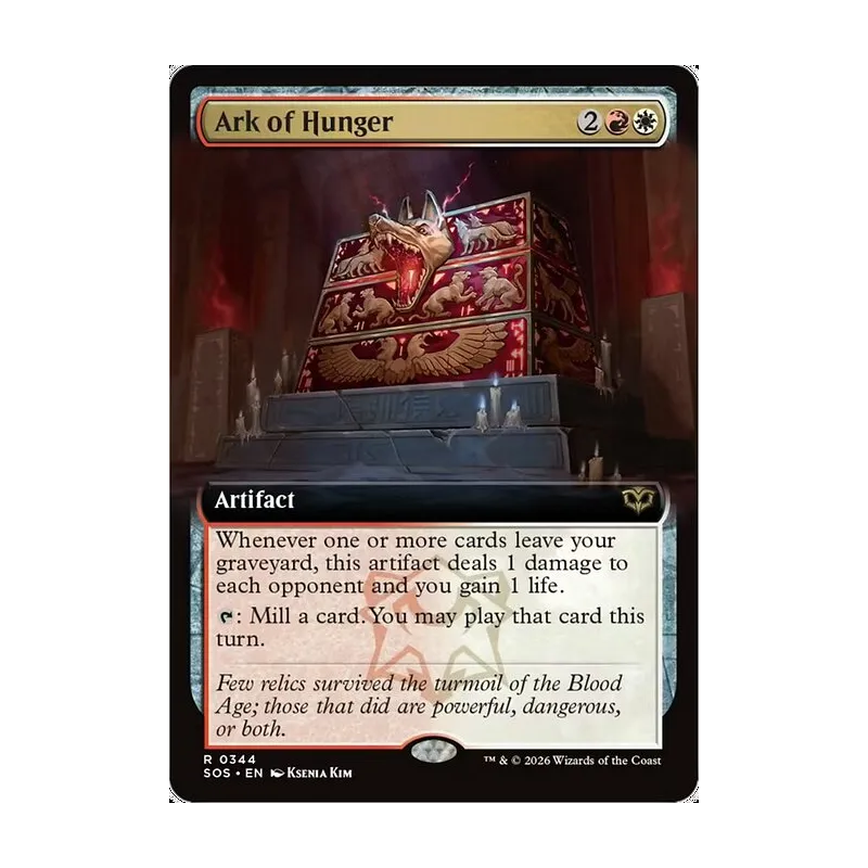 Ark of Hunger (Extended Art) - Secrets of Strixhaven (Near Mint)