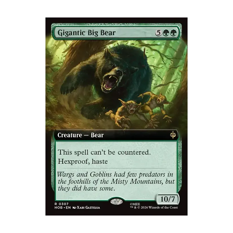 Gigantic Big Bear (Extended Art) - The Hobbit (Near Mint)