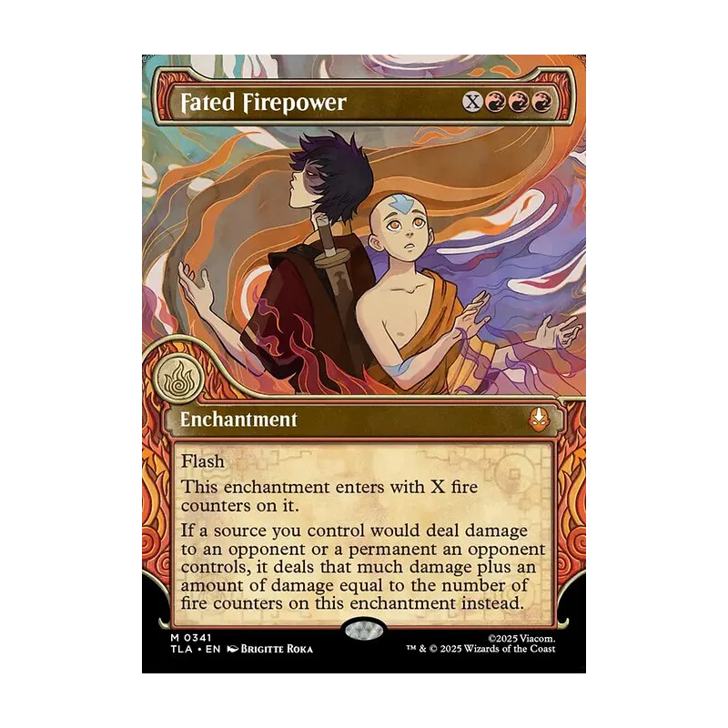 Fated Firepower (Showcase) - Avatar: The Last Airbender (Near Mint)