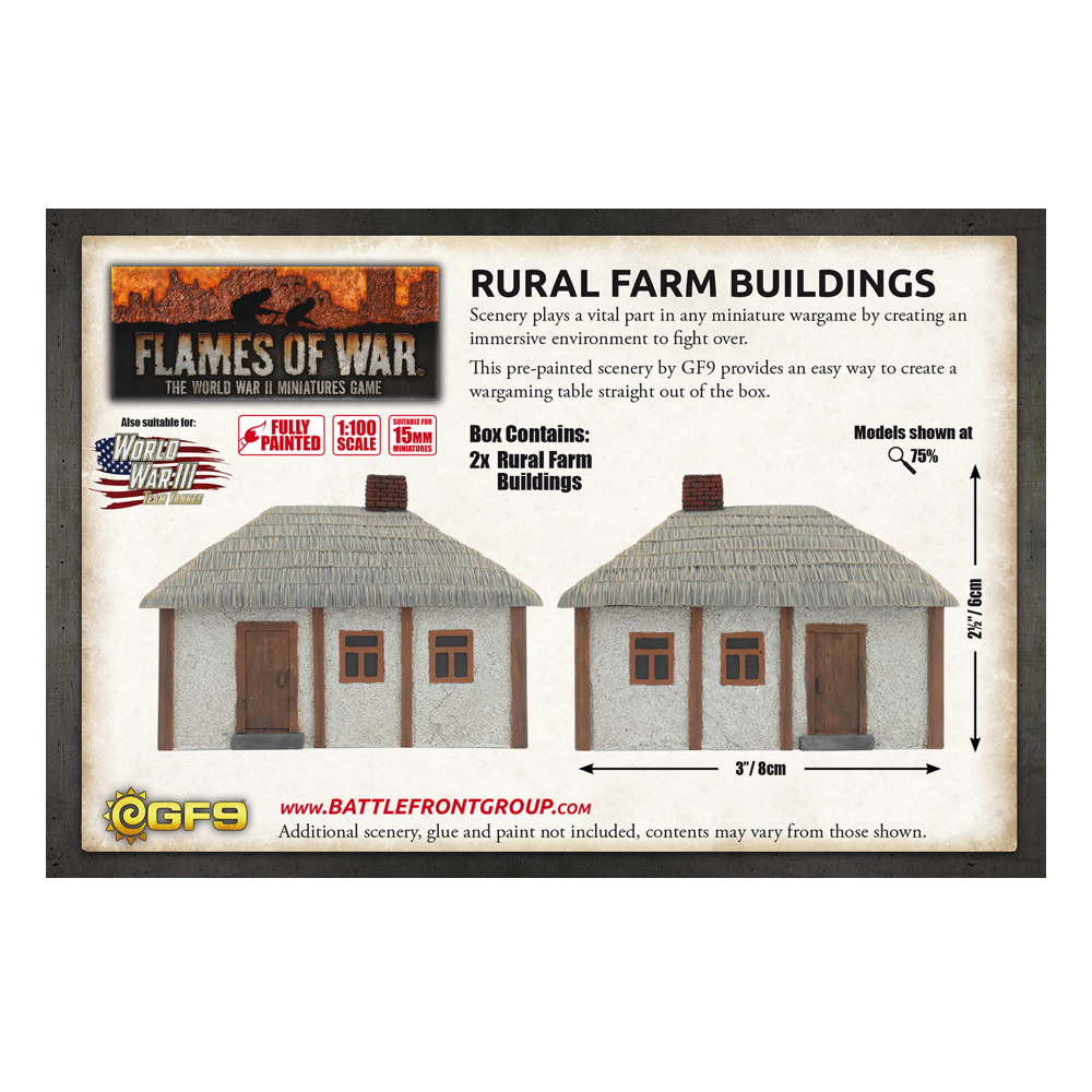 Flames of War: Battlefield in a Box - Rural Farm Buildings