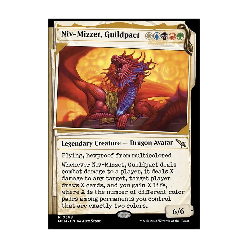 Niv-Mizzet, Guildpact (Showcase) (368) - Murders at Karlov Manor (Near Mint)