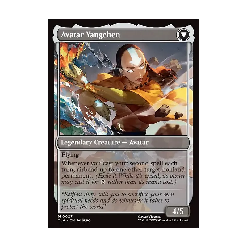 The Legend of Yangchen // Avatar Yangchen - Avatar: The Last Airbender (Foil Near Mint)