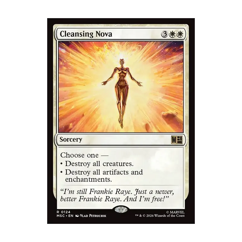 Cleansing Nova (Surge Foil) - Marvel Super Heroes Commander (Foil Near Mint)