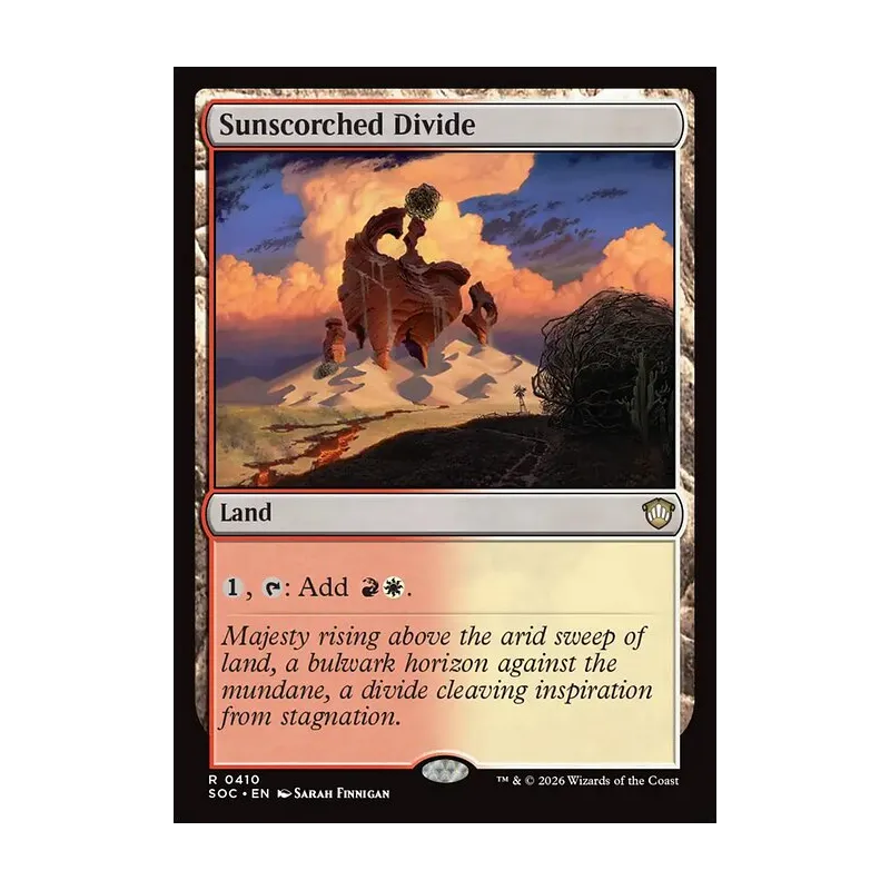 Sunscorched Divide - Secrets of Strixhaven Commander (Near Mint)