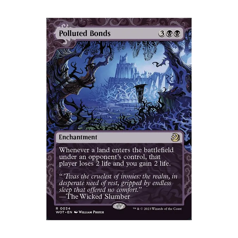 Polluted Bonds - Wilds of Eldraine: Enchanting Tales (Near Mint)