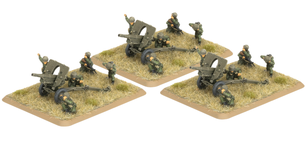 WWIII Team Yankee: Argentina - 105mm Artillery Battery (Preorder)